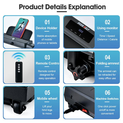 Ryken Portable Treadmill